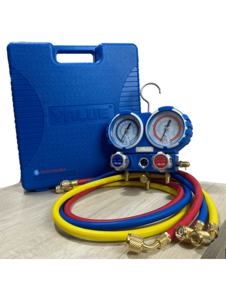 Manómetro Maleta  VMG-2-R410A-02 80 mm VALUE