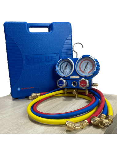 Manómetro Maleta  VMG-2-R410A-02 80 mm VALUE