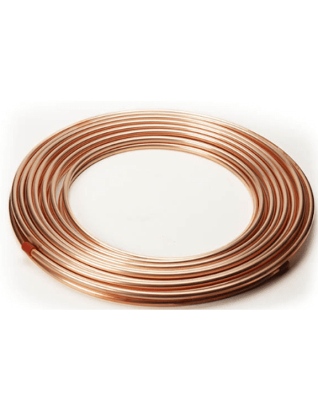 Tubería de Cobre Recocida Rollo 3/8 X 0,6 MM X 15,2 MT
