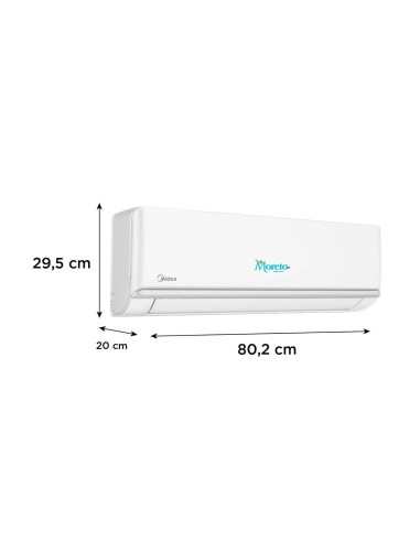 Aire Acondicionado Midea 9.000 BTU - Inverter Xtra