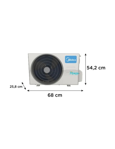 Aire Acondicionado Midea 9.000 BTU - Inverter Xtra