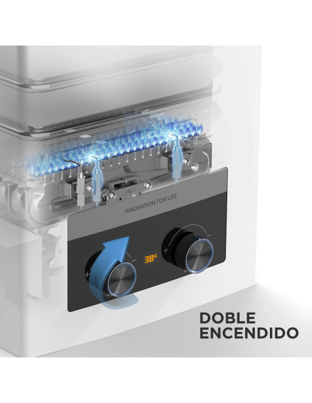 Calefont 7 Litros Tiro Natural Gas Licuado Midea