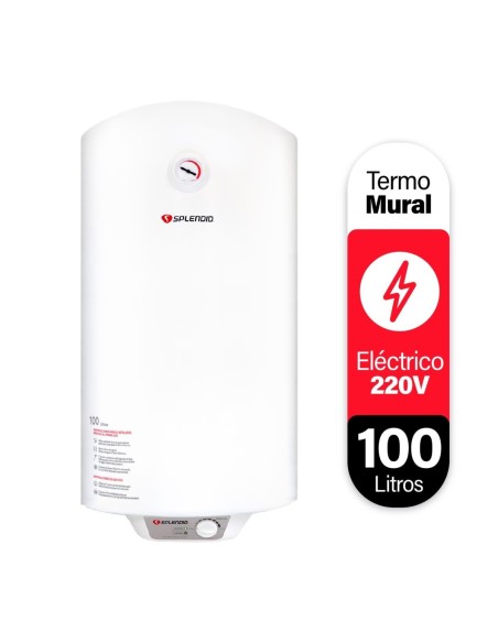 Termo Eléctrico Mural 100 Litros Splendid  Color Blanco