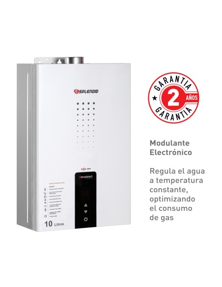Calefont 10 Litros GL Tiro forzado camara estanca splendid