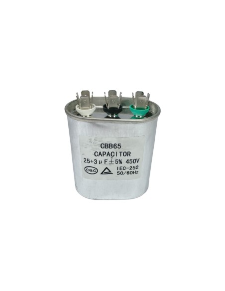 Capacitor 25+3 UF 450V