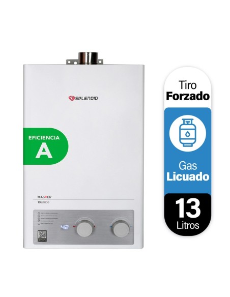 Calefont 13 Litros GL Tiro Forzado Splendid. (sin kit)