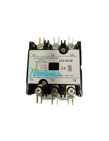 Contactor LTA-3S-30 3P 30A 24V