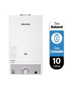 Calefont 10 litros Gas licuado Tiro natural Splendid