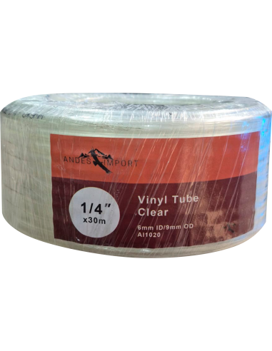 Manguera 6mm (Transparente Rollo 30 Mts)