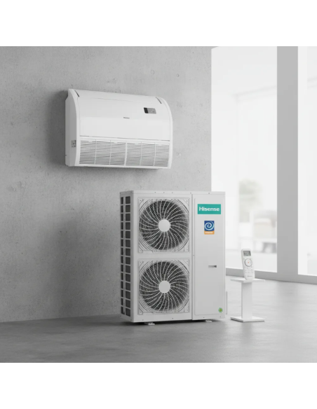 Aire Acondicionado Split Piso Cielo Hisense Inverter 24.000 Btu/Hr