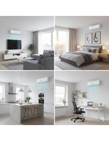 MultiSplit Midea 9+12 Wifi