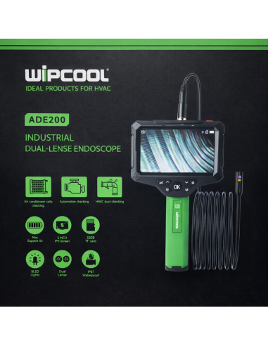 Endoscopio insdustrial doble lente ADE200 wipcool