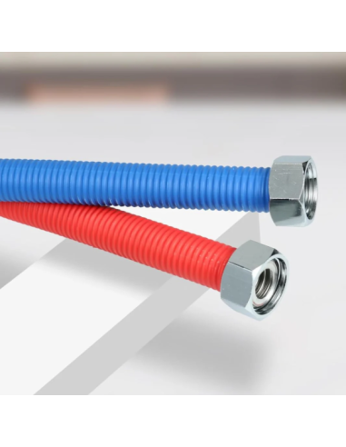 Kit Manguera Flexible Anwo 1/2 Rojo-azul...