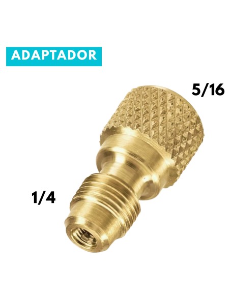 Adaptador de 5/16-HI a 1/4-HE