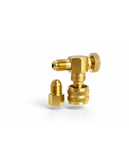 Válvula de Paso R32/R410A ST-VB2 5/16 HI X 1/4 HE+Adaptador 5/16