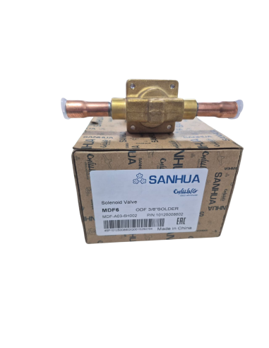 Válvula Selenoide 3/8 a soldar MDF6 Sanhua
