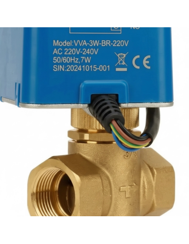 Vávula Fan Coil 3 Vías 3/4 Modelo ANWO