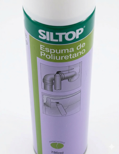 Espuma De Poliuretano Siltop 750ML