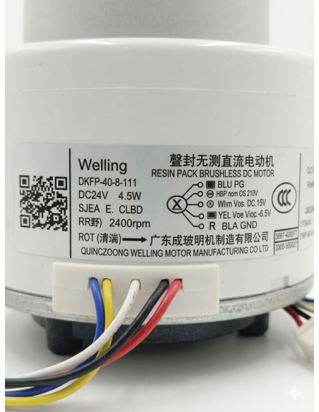 Motor Ventilador ZKFP-45 45W 24.000 Btu TCL