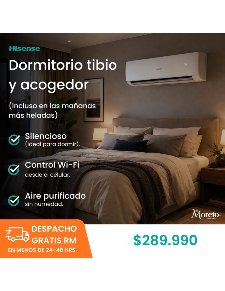 Aire Acondicionado Hisense 9000 BTU Hi-Vida - Inverter Expert