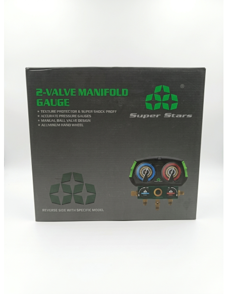 Manómetro Maleta R410 R32 R134 R407 ST-B2681