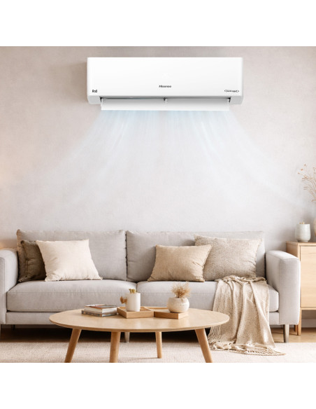 Aire Acondicionado Hisense 9000 BTU Hi-Vida - Inverter Expert AS-09UW4RLRKA