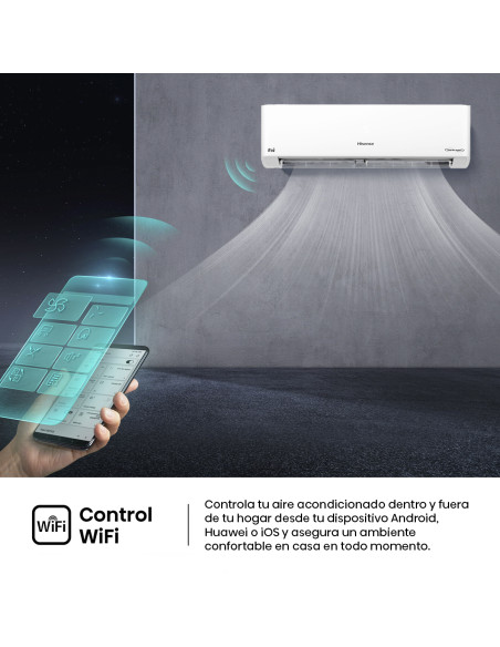Aire Acondicionado Hisense 12000 BTU Hi-Vida - Inverter Expert  AS-12UW4RLRKA