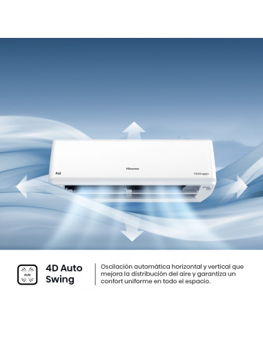 Aire Acondicionado Hisense 12000 BTU Hi-Vida -...