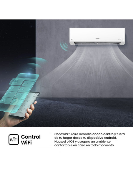 Aire Acondicionado Hisense 18000 BTU Hi-Vida - Inverter Expert  AS-18UW4RMSKA
