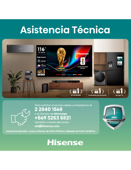Aire Acondicionado Portátil 12.000 Btu Hisense Frío Calor