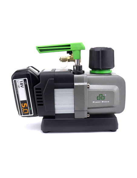 Bomba De Vacío Con Batería Super Stars ST-2BMC 2.5 CFM R32