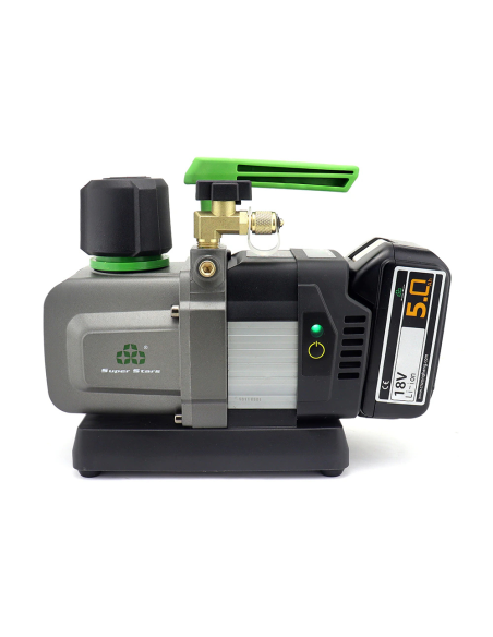 Bomba De Vacío Con Batería Super Stars ST-2BMC 2.5 CFM R32