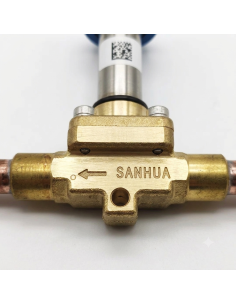 Válvula Solenide 3/8 a Soldar MDF3 Sanhua 2