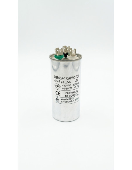Capacitor 40 + 5 UF 370V UF